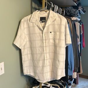 Ripcurl white casual button up shirt Size Small